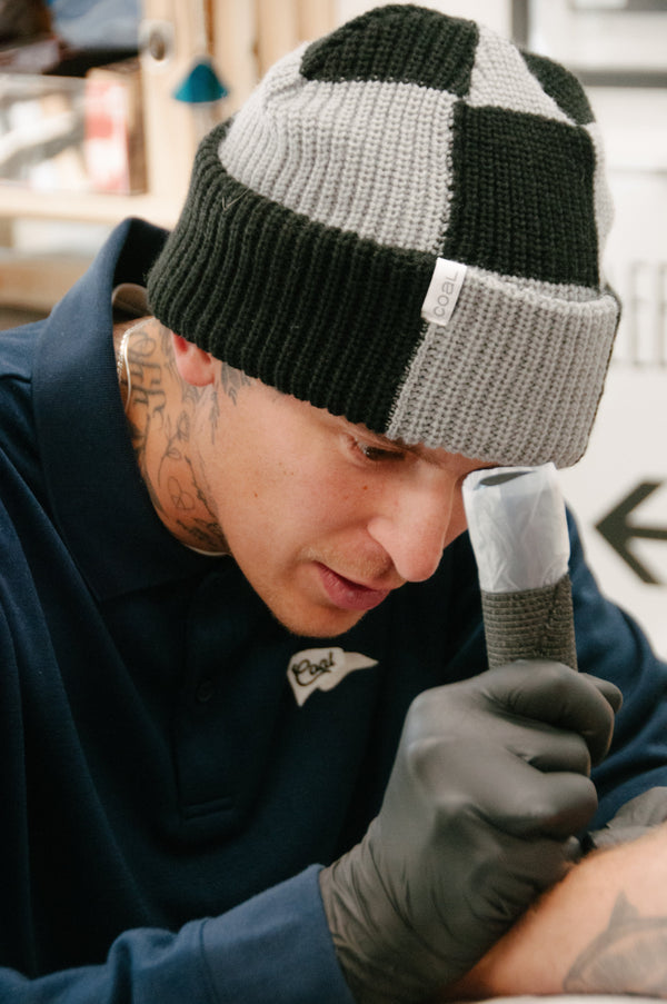 The Frena Baggy Thick Knit Cuff Beanie